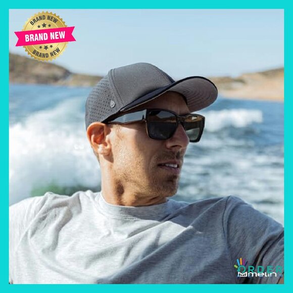 Performance Snapback Hat Water-Resistant Unisex Baseball Cap Hydrophobic - Picture 4 of 8